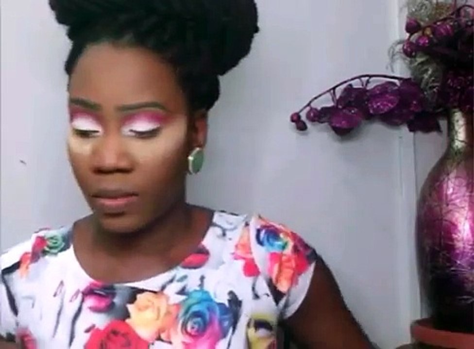 Bright Pink Eyes with Pink Lips Makeup Tutorial