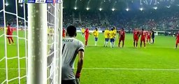 Neymar Yellow Card - Peru vs Brasil Copa America 2015 -