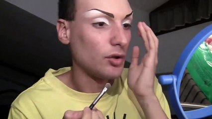 DRAG QUEEN SHOWGIRL TRANSFORMATION Make Up: Becoming Sillycon Drop