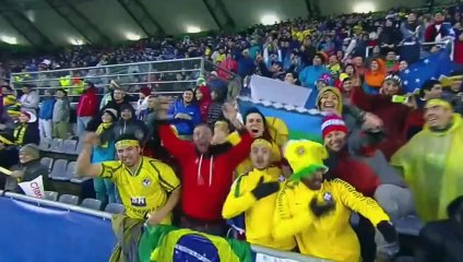 Brazil 2 - 1 Peru All Goals and Highlights 14/06/2015 - Copa America