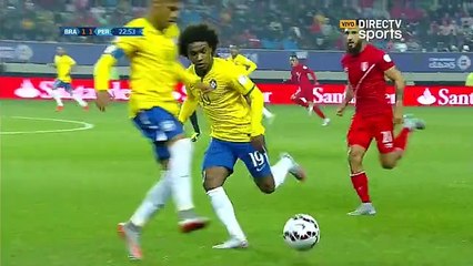 El doble sombrerito de Neymar que ridiculizó a su marcador - Copa América 2015