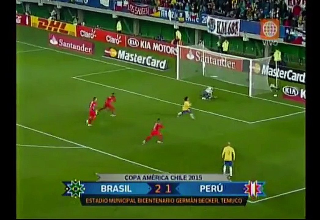 Resumen del Partido Perú vs. Brasil (1 - 2 ) - Copa América 2015