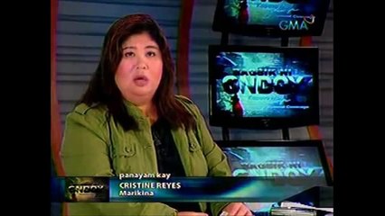 Christine reyes flooded by bagyong ondoy