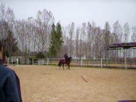 Hélios et mon moniteur en saut