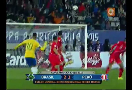 Brasil venció 2-1 a Perú con goles de Neymar y Douglas Costa [Video]
