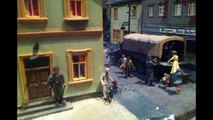 Modellbau 1:72 deutsche Wehrmacht 1/72  Diorama die Stadt