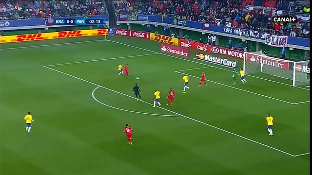 Brazil 2-1 Peru (Copa America) EXTENDED highlights 14.06.2015