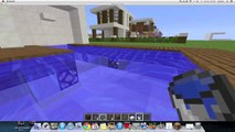 Como Decorar el Exterior de una Linda Casa Moderna en Minecraft