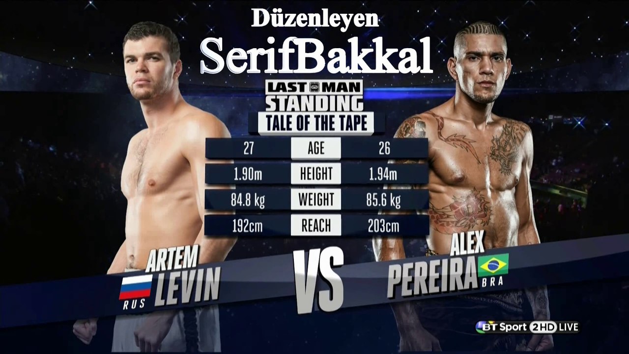 Artem Levin - Alex Pereira GLORY 17 LosAngeles