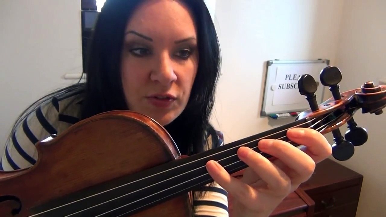 Positions on the Violin - 1st position, 2nd position 3rd position...