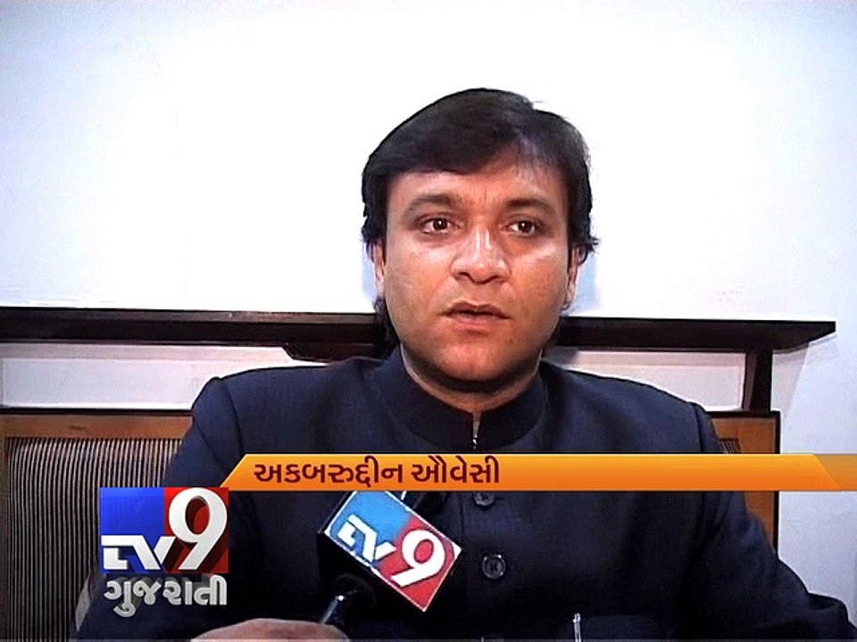 MIM leader Akbaruddin Owaisi in conversation with Tv9 Gujarati