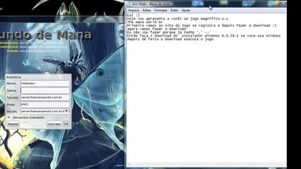 The Mana World BR MMORPG 2D linux/windows