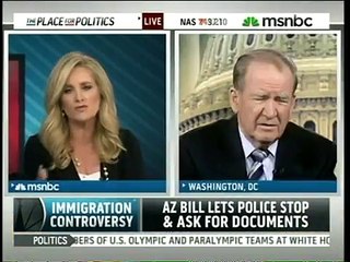 Maria Teresa debates with AZ State Sen. Russell Pearce & Pat Buchanan