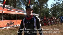 2011 KTM 250, 350 and 450 SX-F Australian Launch.mov