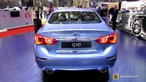 2014 Infiniti Q50 2.2d Diesel - Exterior and Interior Walkaround - 2014 Geneva Motor Show