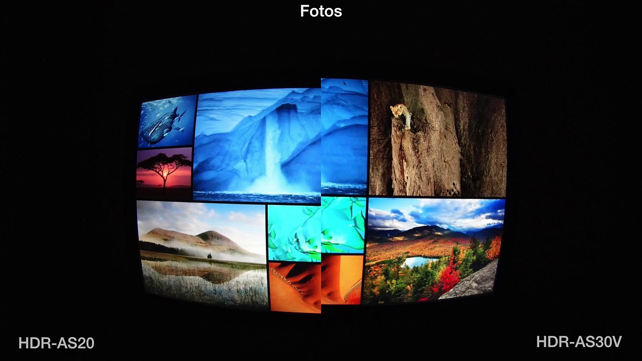 SONY action cam HDR-AS20 VS HDR-AS30V test