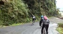 Descendo a Serra do Corvo Branco de Mountain Bike