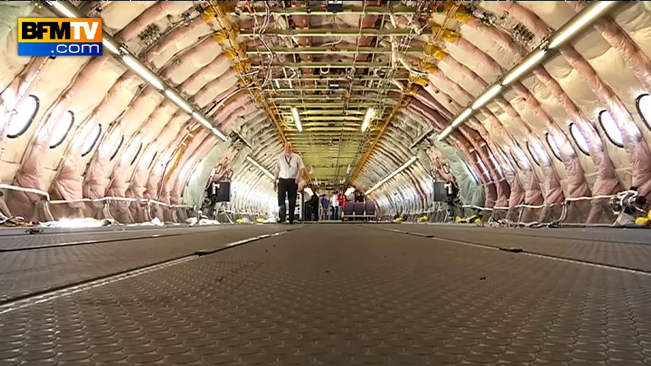 Salon du Bourget: BFMTV à bord d’un A380 d’essai