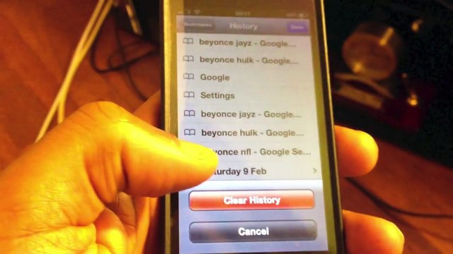 How to delete iPhone 5 browser history + Clear Google search history