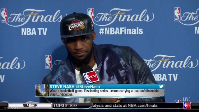 LeBron James: Je suis confiant parce que je suis le meilleur joueur du monde