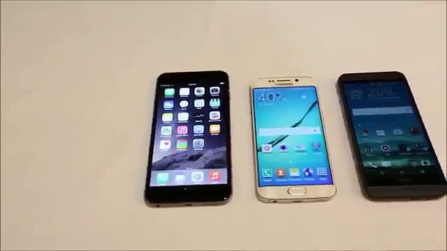 Samsung galaxy S6 vs Iphone 6 vs HTC ONE M9 iphone 6 plus vs review Samsung s6 htc m9