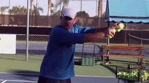 Charlie Moore's Tennis Tips -- Forehand follow through
