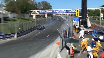 RC Enerson Incident During 2015 GP of Toronto Indy Lights Race