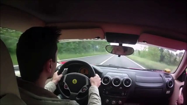Ferrari F430 almost crashed during drive test in Maranello