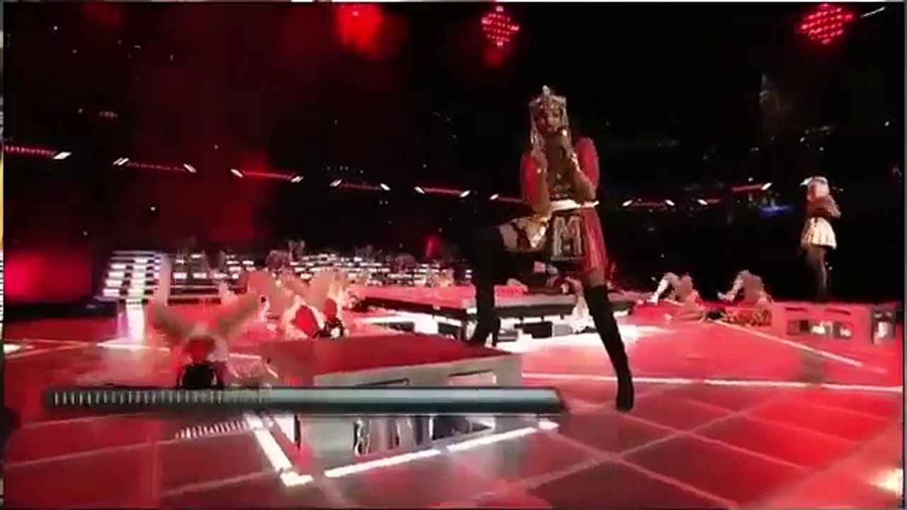 Illuminati Super Bowl Half Time Show Symbolism Explained Madonna Nicki Minaj M I A