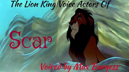 Scar The Lion Original Voice (The Lion King)