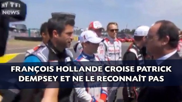 François Hollande croise patrick dempsey et ne le reconnaît pas