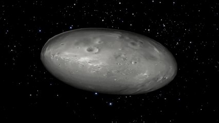Animation of the chaotic spin of Pluto’s moon Nix