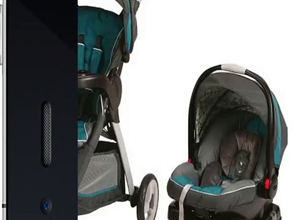 Details Graco FastAction Fold Sport Click Connect Travel System Stroller - Car Slide
