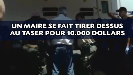 Download Video: Un maire se fait tirer dessus au Taser pour 10.000 dollars