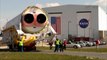 Antares Cargo Launch Vehicle Makes First Trip to Launch Pad at Wallops