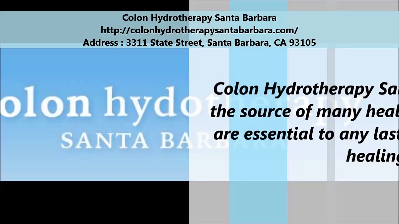 Colon Hydrotherapy Santa Barbara CA