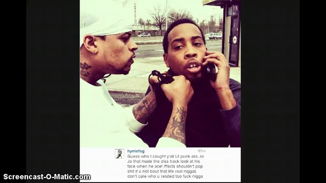 Jojo Simmons Caught Slippin By Skull Gang ( Hynief Makes Jo Jo Apologize To Juelz)