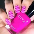 June 2015 Nail art Tutorial, polish art nails, diy nailart video, nail aqua design