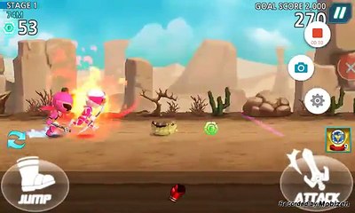 Power rangers dash all pink