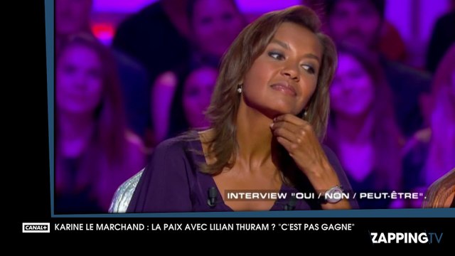 Salut les terriens - Karine Le Marchand : Faire la paix avec Lilian Thuram ? C'est pas gagné !