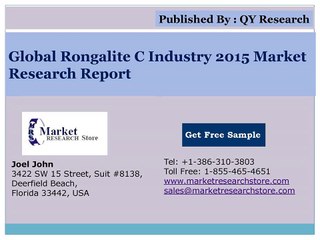 Global Rongalite C Industry 2015 Market Research Report