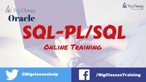 Oracle Online Training | Oracle 11g PL / SQL Functions