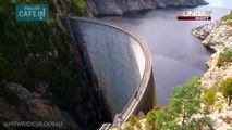 Le panier le plus lointain jamais marqué, 126.5 mètres du haut d'un barrage !