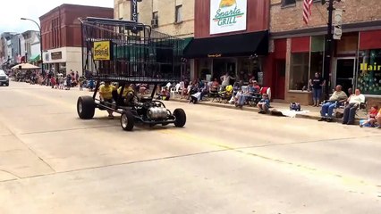 Festival Foods hot rod shopping cart.
