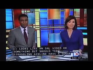 The Aluminum Lady- American Airlines Flight Attendant on Local 10 Miami News