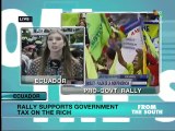Ecuador: Mass Rally Backs Government Measures