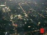 Flight CI363 BKK Landing Cockpit view