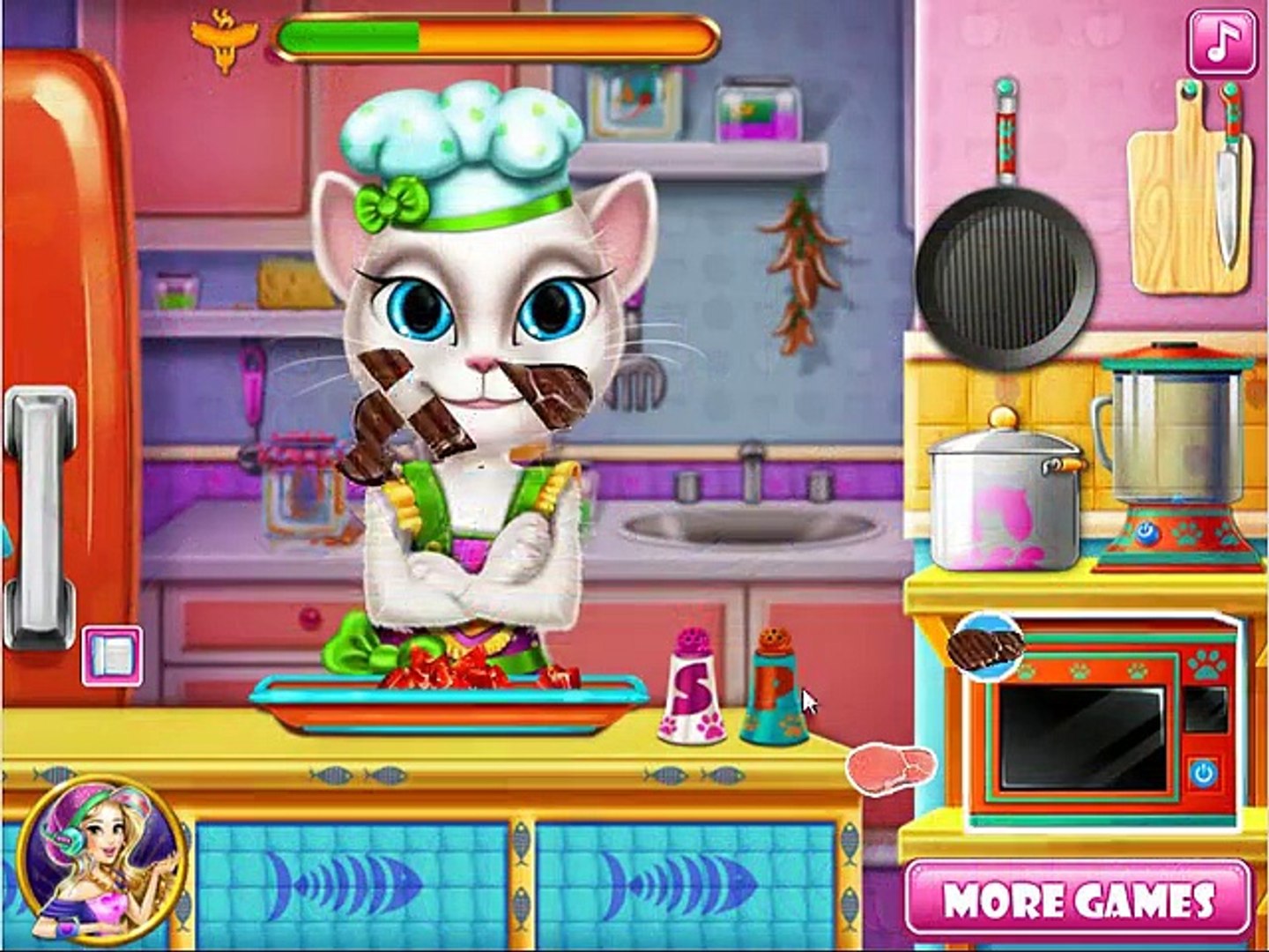 Talking Angela Games - Angela Real Cooking - Video Dailymotion