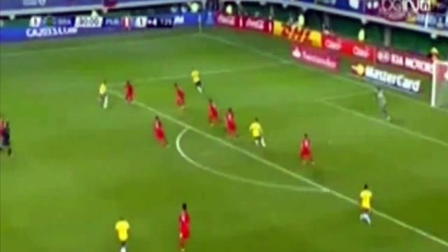Gol de Douglas Costa 2-1 Brazil vs Peru 14/06/2015 Copa America
