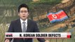 N. Korean soldier walks across DMZ to defect